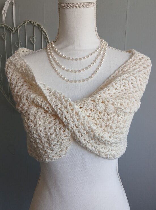 Bruidssjaal stola twist BB01
